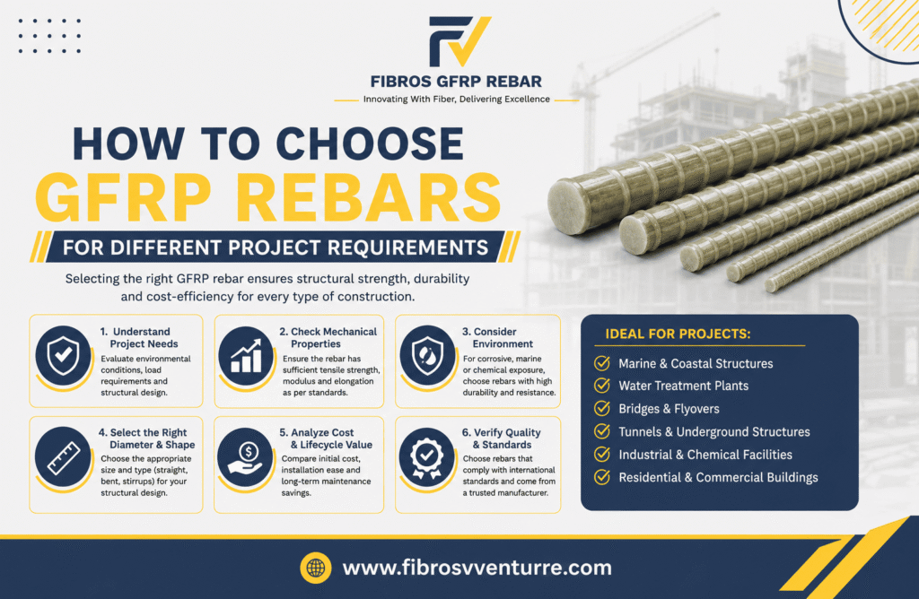 How to Choose GFRP Rebars for Different Project Requirements
